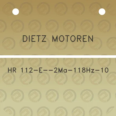 dietz-motoren-hr-112-e-2ma-118hz-10