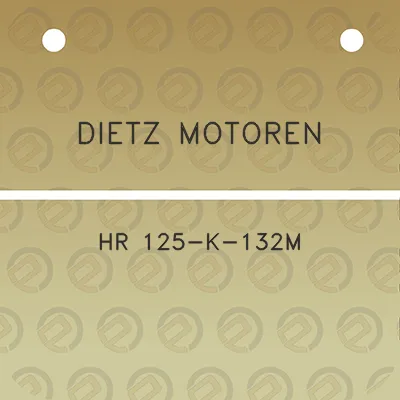 dietz-motoren-hr-125-k-132m