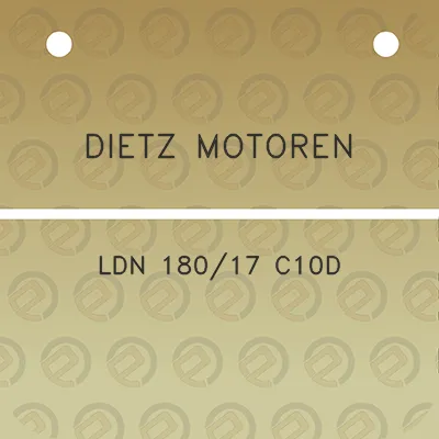 dietz-motoren-ldn-18017-c10d