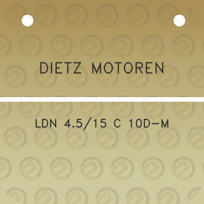 dietz-motoren-ldn-4515-c-10d-m