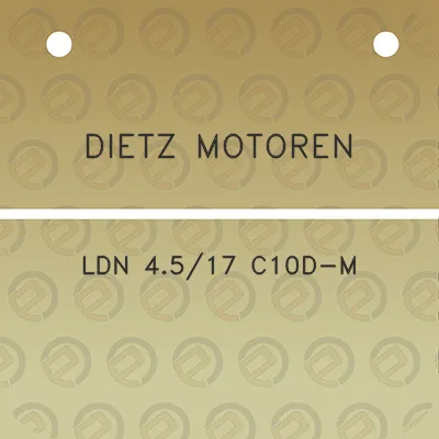 dietz-motoren-ldn-4517-c10d-m