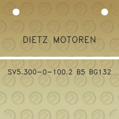 dietz-motoren-sv5300-0-1002-b5-bg132