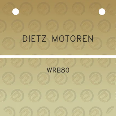 dietz-motoren-wrb80