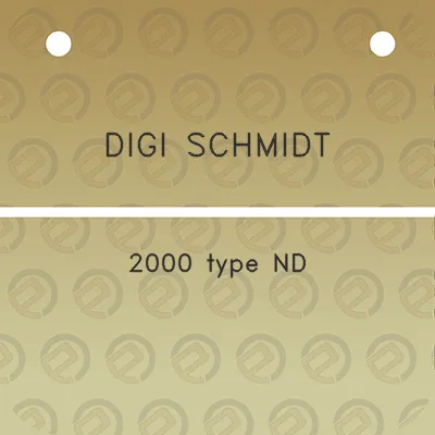 digi-schmidt-2000-type-nd