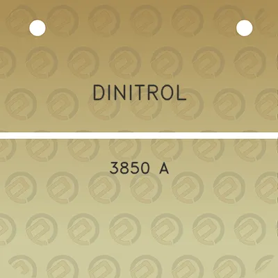 dinitrol-3850-a