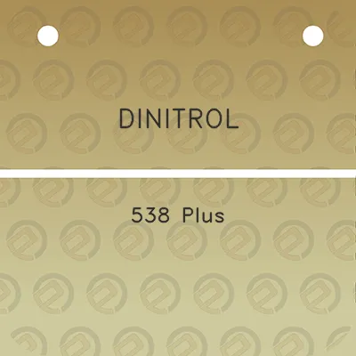 dinitrol-538-plus