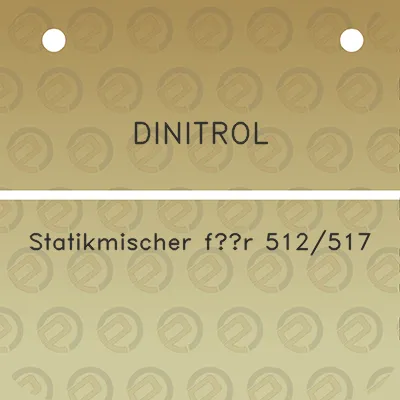 dinitrol-statikmischer-fur-512517