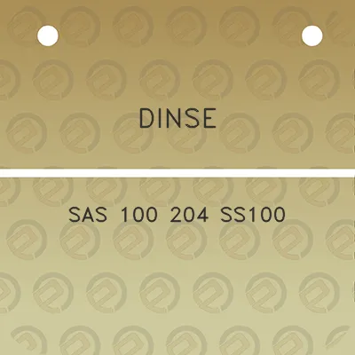 dinse-sas-100-204-ss100