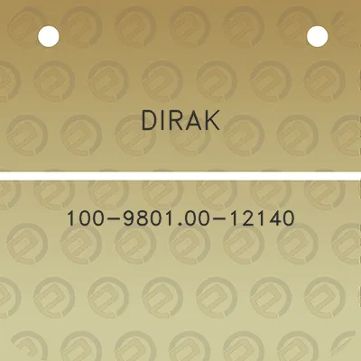 dirak-100-980100-12140