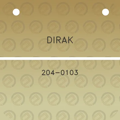 dirak-204-0103