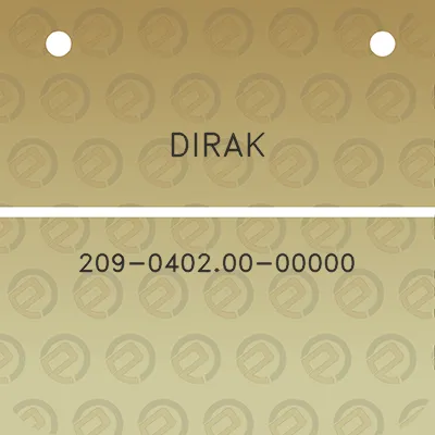 dirak-209-040200-00000