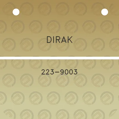 dirak-223-9003