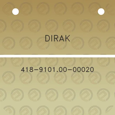 dirak-418-910100-00020