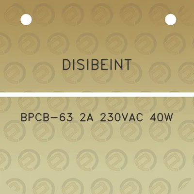 disibeint-bpcb-63-2a-230vac-40w