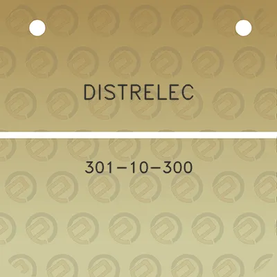 distrelec-301-10-300