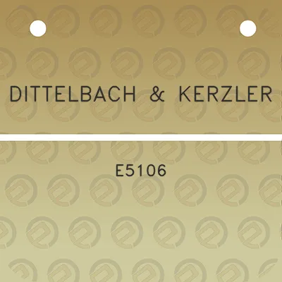 dittelbach-kerzler-e5106