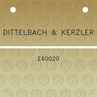 dittelbach-kerzler-e60020