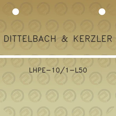 dittelbach-kerzler-lhpe-101-l50