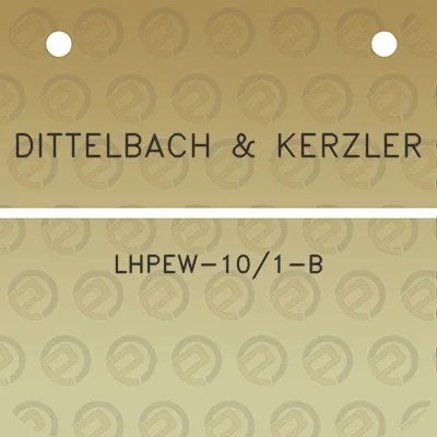 dittelbach-kerzler-lhpew-101-b