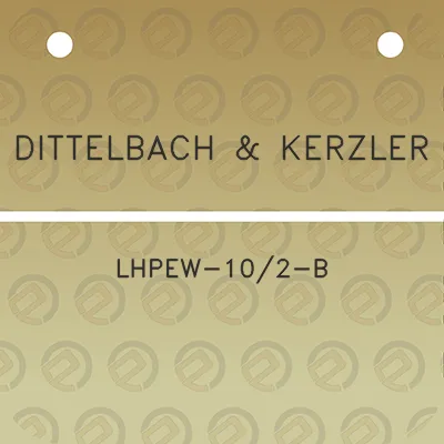 dittelbach-kerzler-lhpew-102-b