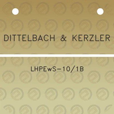 dittelbach-kerzler-lhpews-101b