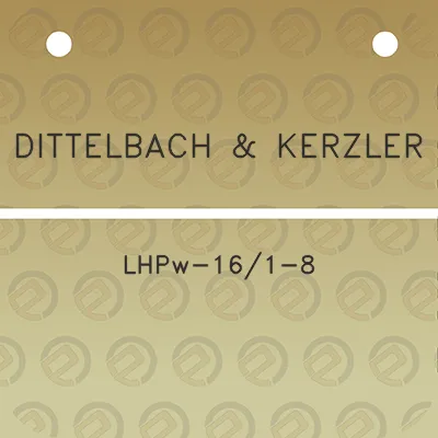 dittelbach-kerzler-lhpw-161-8