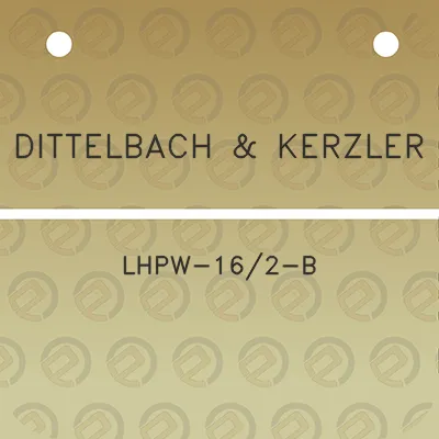 dittelbach-kerzler-lhpw-162-b