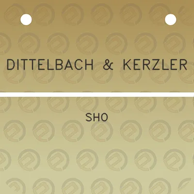 dittelbach-kerzler-sho