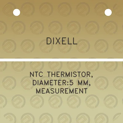 dixell-ntc-thermistor-diameter5-mm-measurement