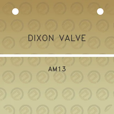 dixon-valve-am13