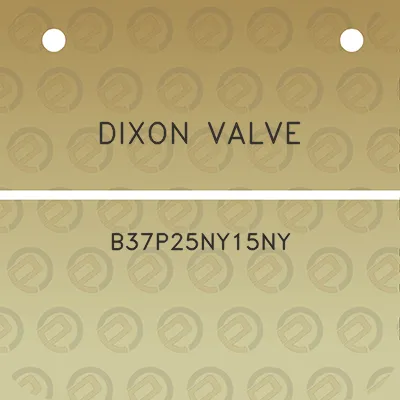 dixon-valve-b37p25ny15ny