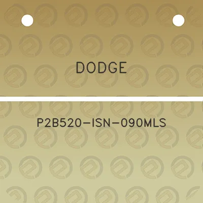 dodge-p2b520-isn-090mls