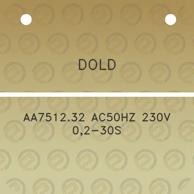 dold-aa751232-ac50hz-230v-02-30s