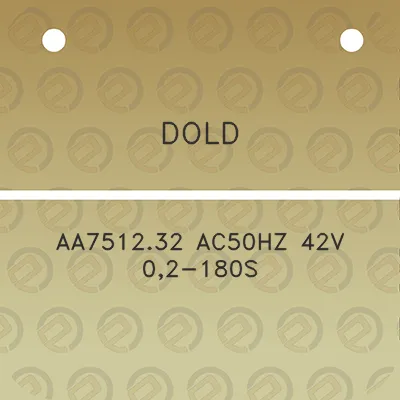 dold-aa751232-ac50hz-42v-02-180s