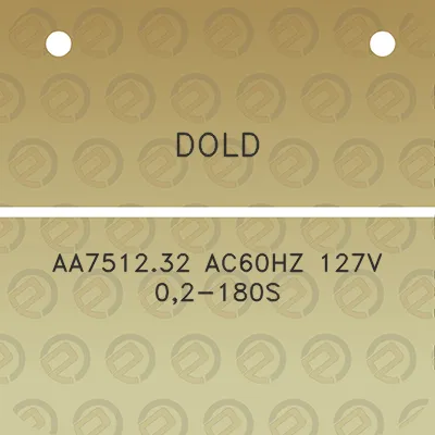 dold-aa751232-ac60hz-127v-02-180s