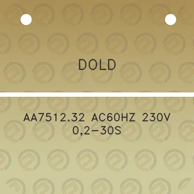 dold-aa751232-ac60hz-230v-02-30s