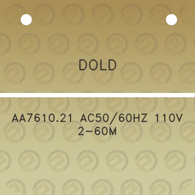 dold-aa761021-ac5060hz-110v-2-60m