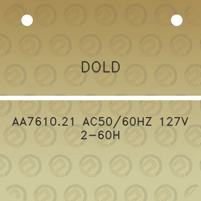 dold-aa761021-ac5060hz-127v-2-60h