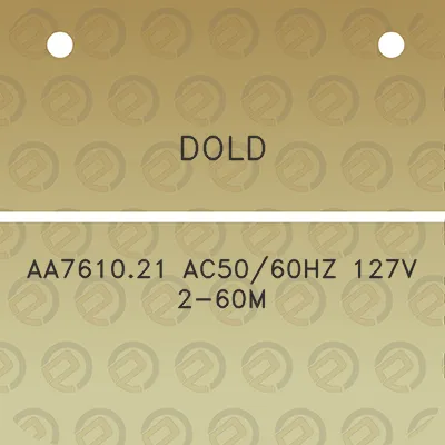 dold-aa761021-ac5060hz-127v-2-60m