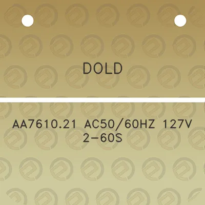 dold-aa761021-ac5060hz-127v-2-60s