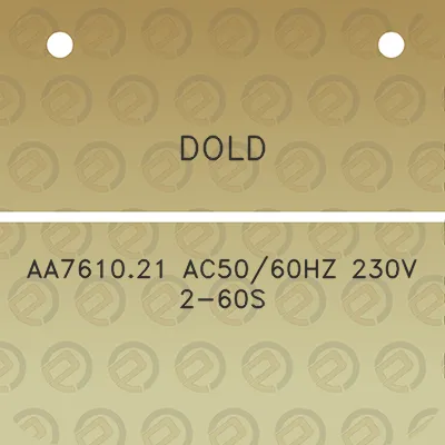 dold-aa761021-ac5060hz-230v-2-60s