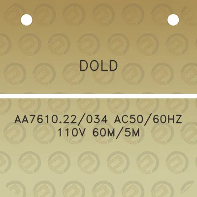 dold-aa761022034-ac5060hz-110v-60m5m