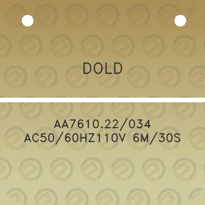 dold-aa761022034-ac5060hz110v-6m30s