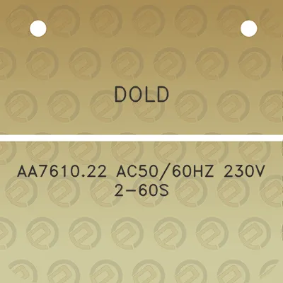 dold-aa761022-ac5060hz-230v-2-60s