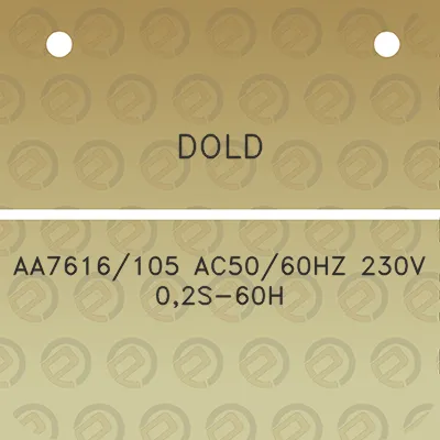 dold-aa7616105-ac5060hz-230v-02s-60h