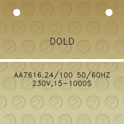 dold-aa761624100-5060hz-230v15-1000s