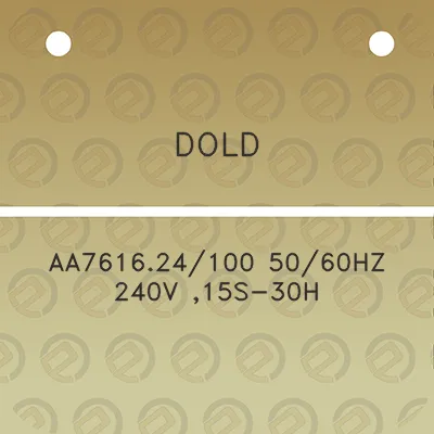 dold-aa761624100-5060hz-240v-15s-30h