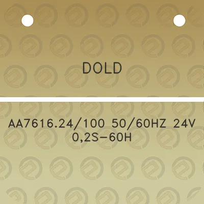 dold-aa761624100-5060hz-24v-02s-60h