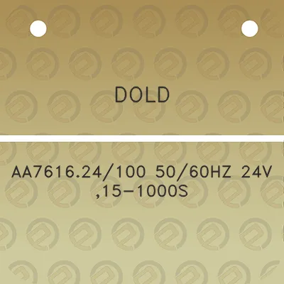 dold-aa761624100-5060hz-24v-15-1000s