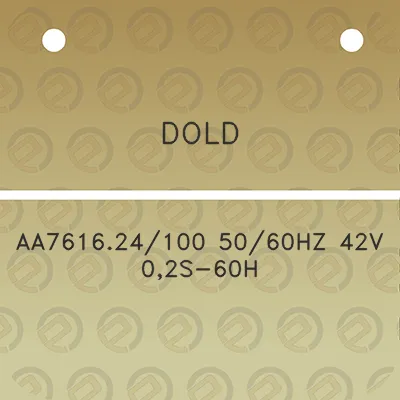 dold-aa761624100-5060hz-42v-02s-60h